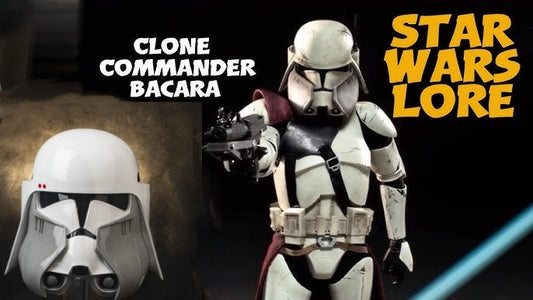 Xcoser Star Wars Commander Bacara Helmet - Premium Resin Cosplay Prop Halloween Costume Replica
