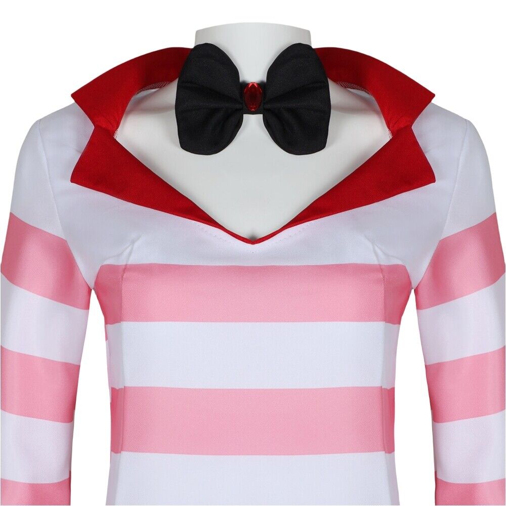 Xcoser Hazbin Hotel Angel Dust Cosplay Costume Outfits Halloween Carnival Suit Uniform