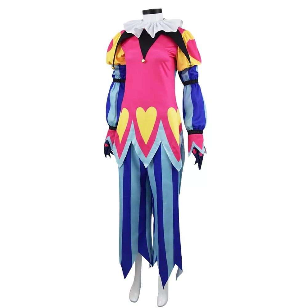 【New Arrival】Xcoser Hazbin Hotel Helluva Boss Fizzarolli Clown Cosplay Costume