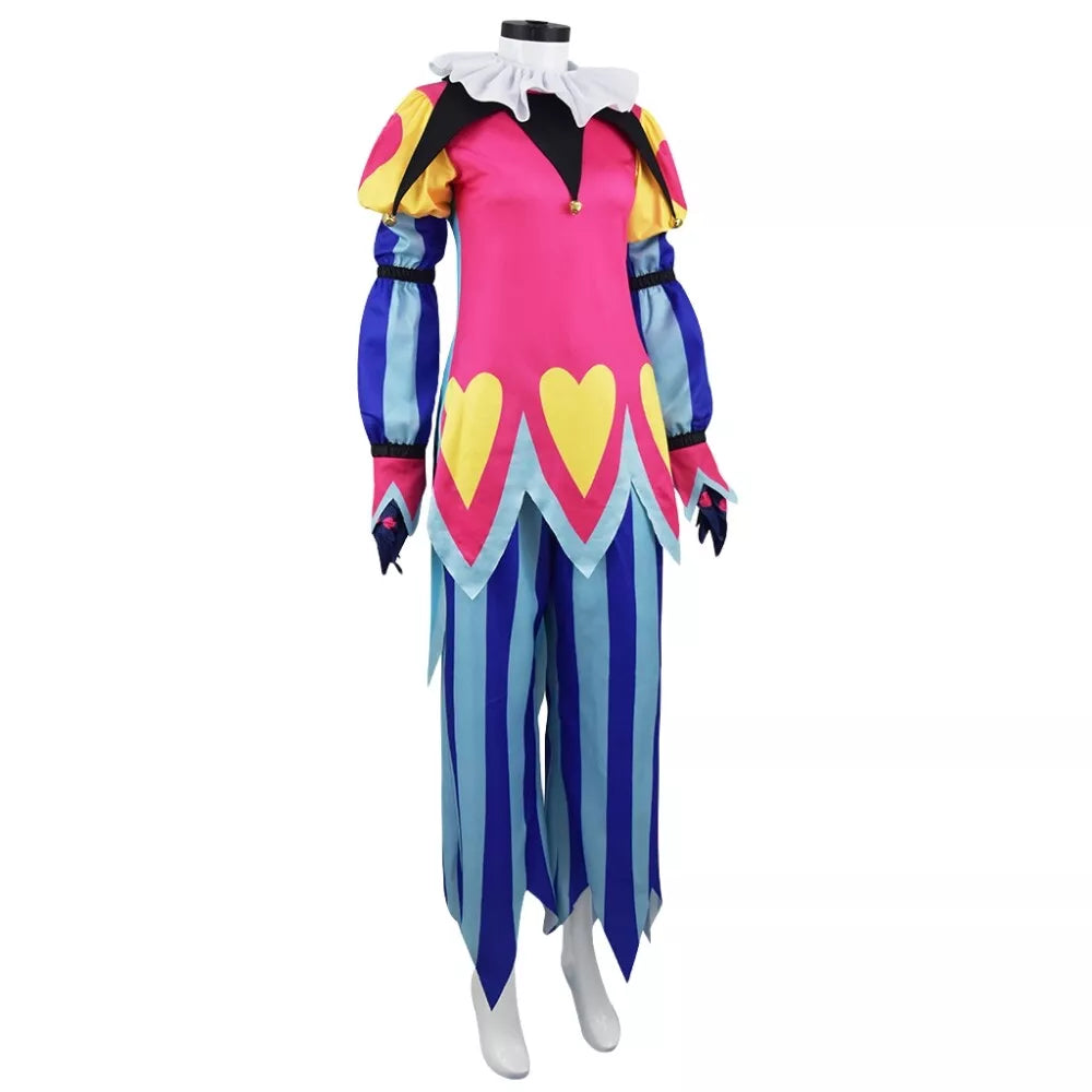 【New Arrival】Xcoser Hazbin Hotel Helluva Boss Fizzarolli Clown Cosplay Costume