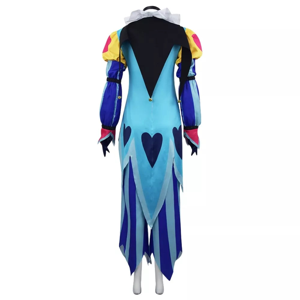 【New Arrival】Xcoser Hazbin Hotel Helluva Boss Fizzarolli Clown Cosplay Costume
