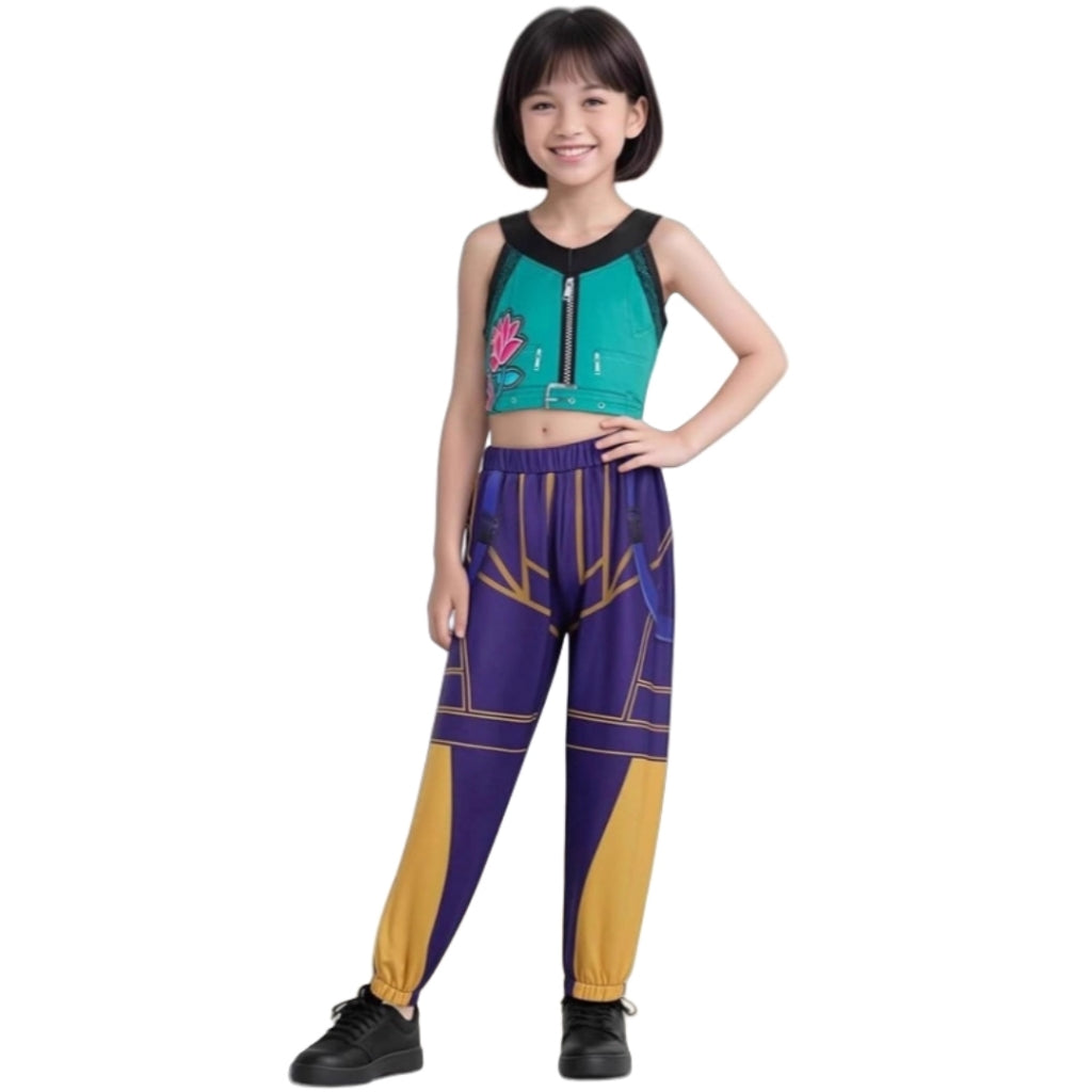 New Arrival | Xcoser Movie KPop Demon Hunters Rumi Mira Zoey Cosplay Costumes Kids Halloween Dress