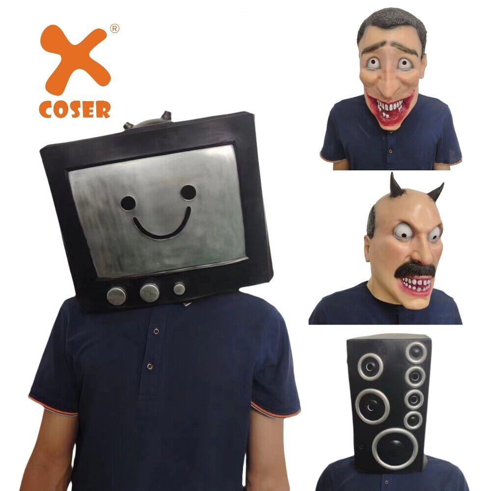 Xcoser Skibidi Toilet Mask Latex For Special deal