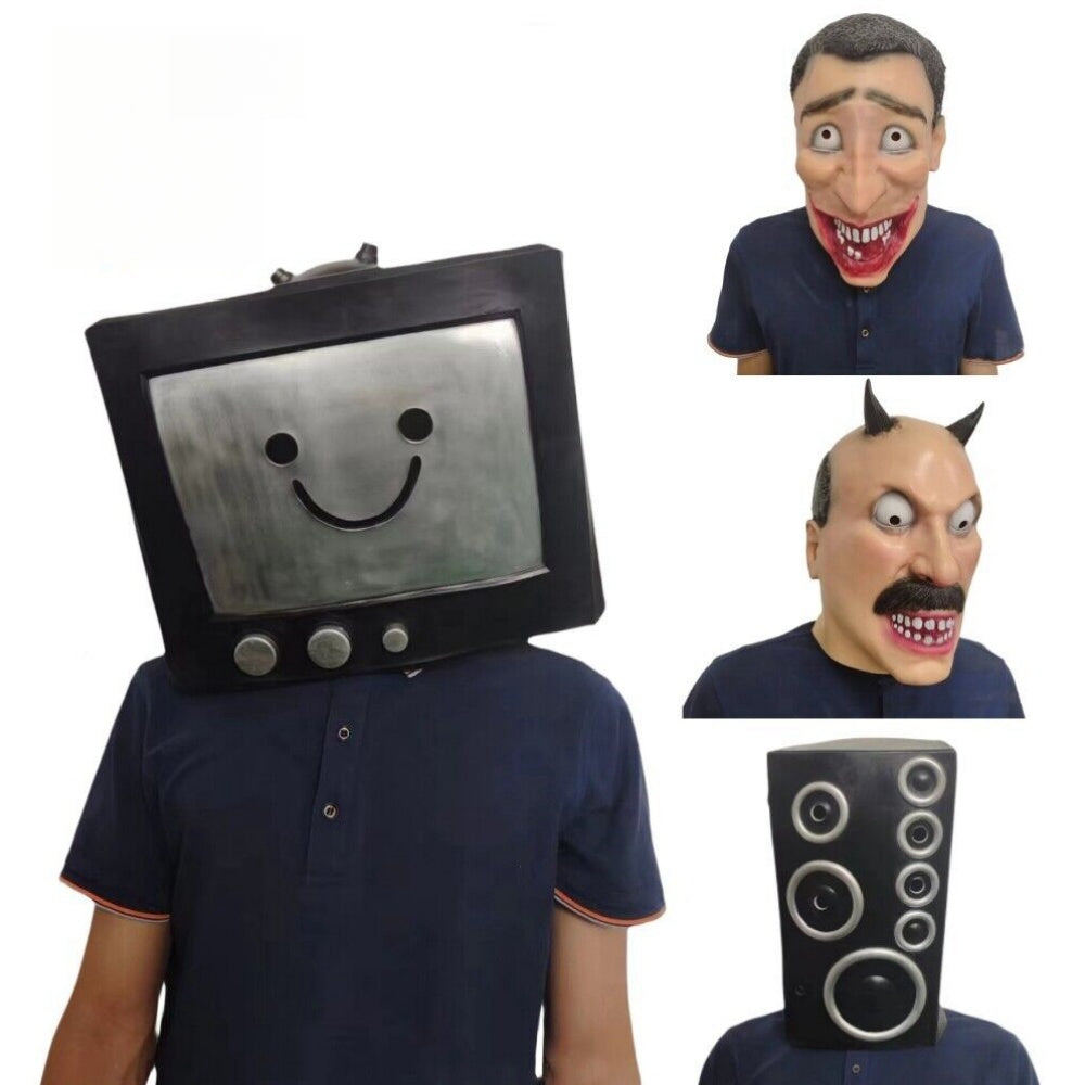 【Special deal】Xcoser Skibidi Toilet Mask Latex