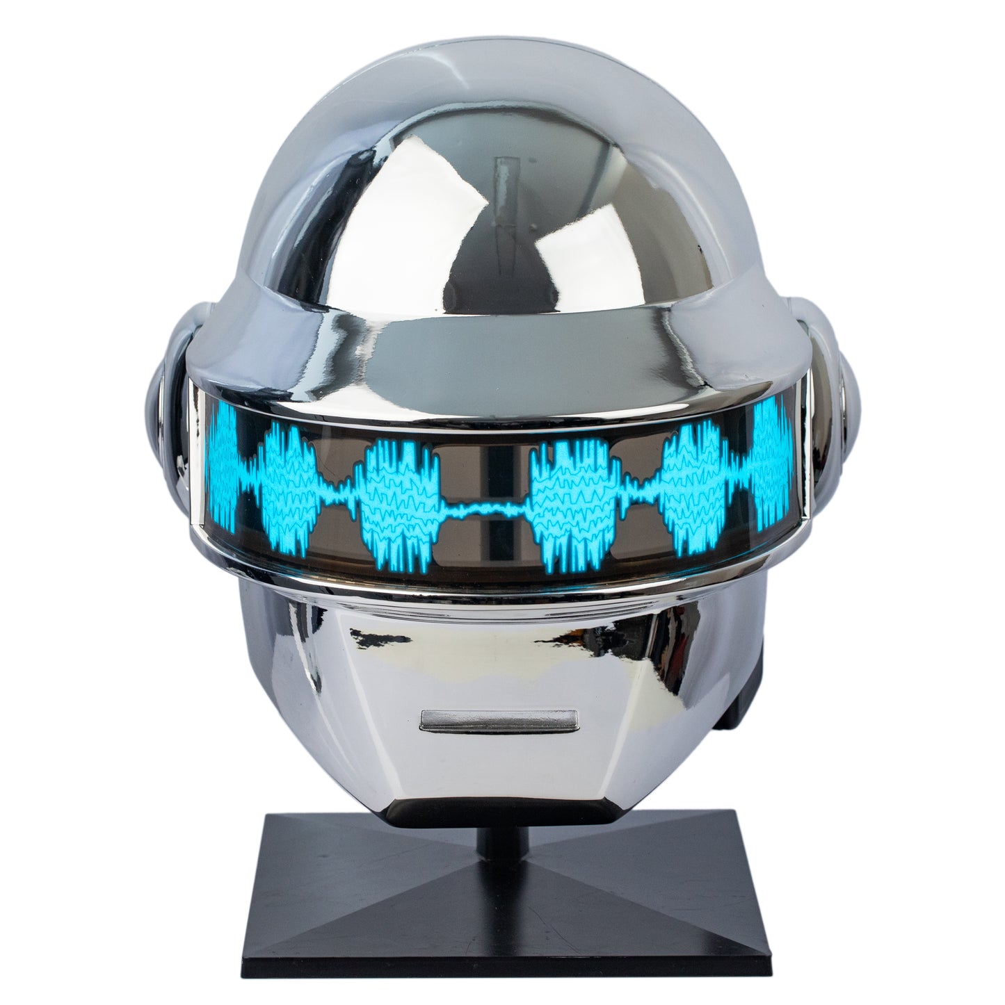New Arrival | Xcoser Daft Punk Helmet DJ Thomas Cosplay Prop Electroplated Resin Version Silver Plated with EL Light