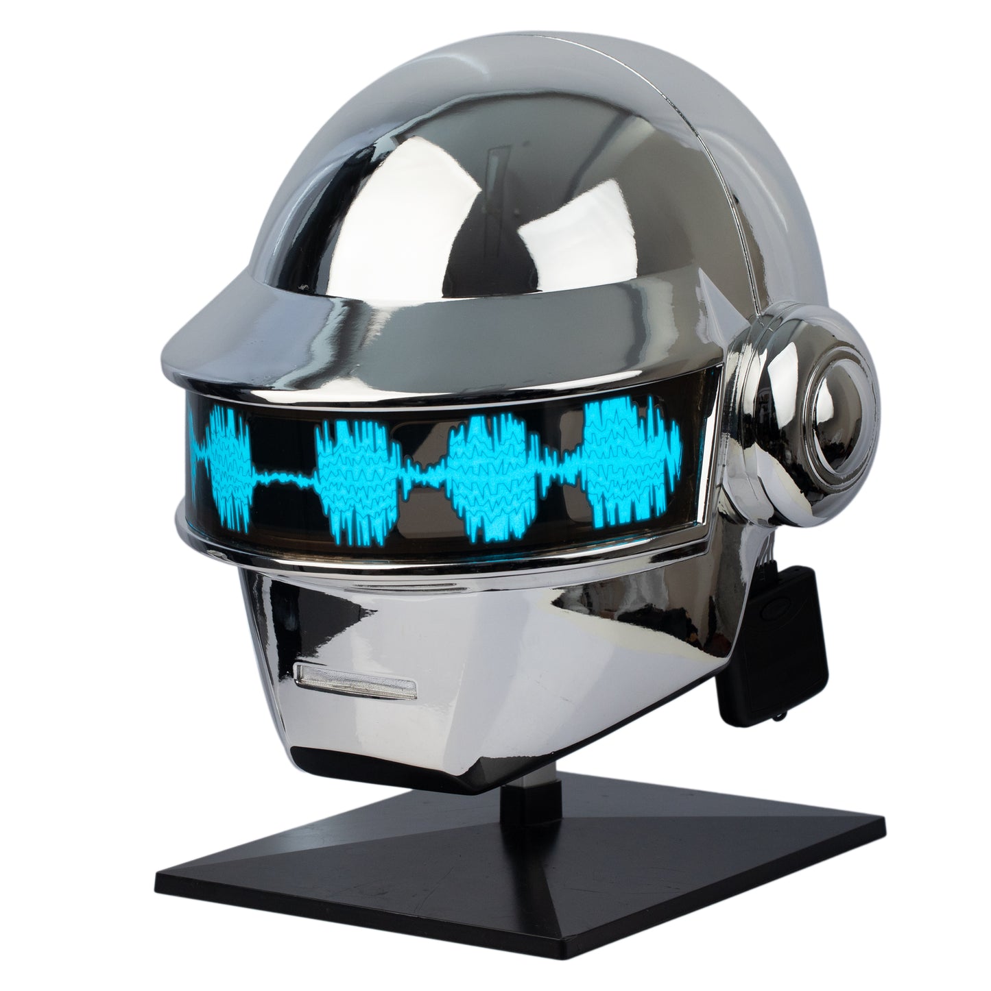 New Arrival | Xcoser Daft Punk Helmet DJ Thomas Cosplay Prop Electroplated Resin Version Silver Plated with EL Light