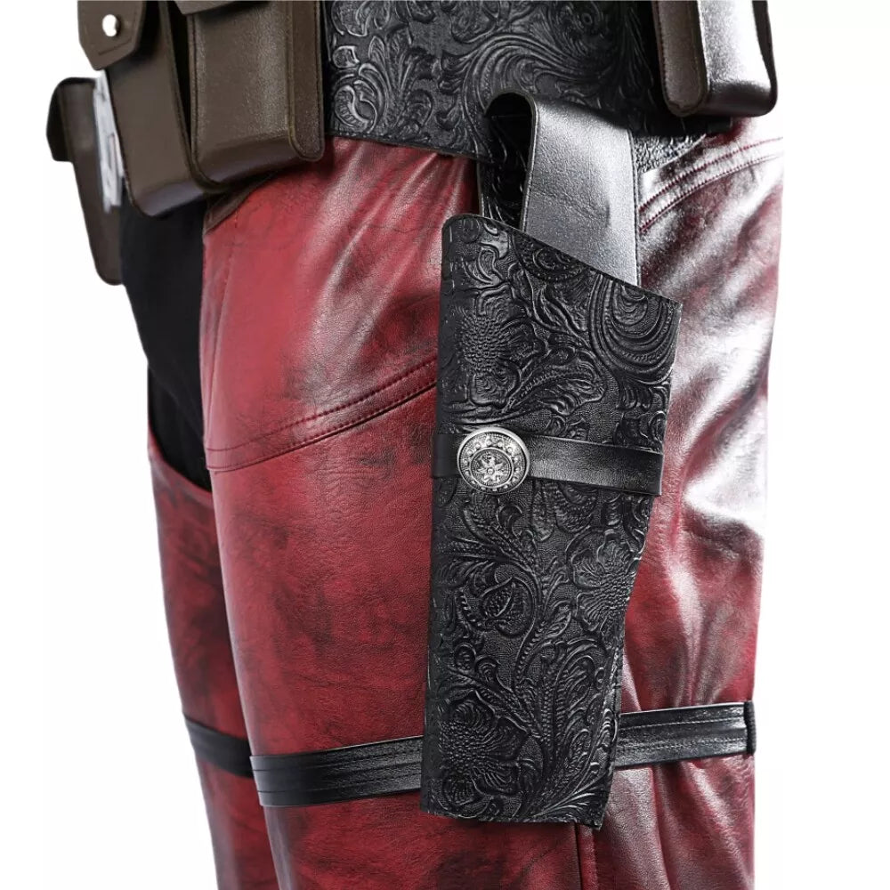 Xcoser Deadpool 3 Wade Wilson Cowboy Deadpool Costume