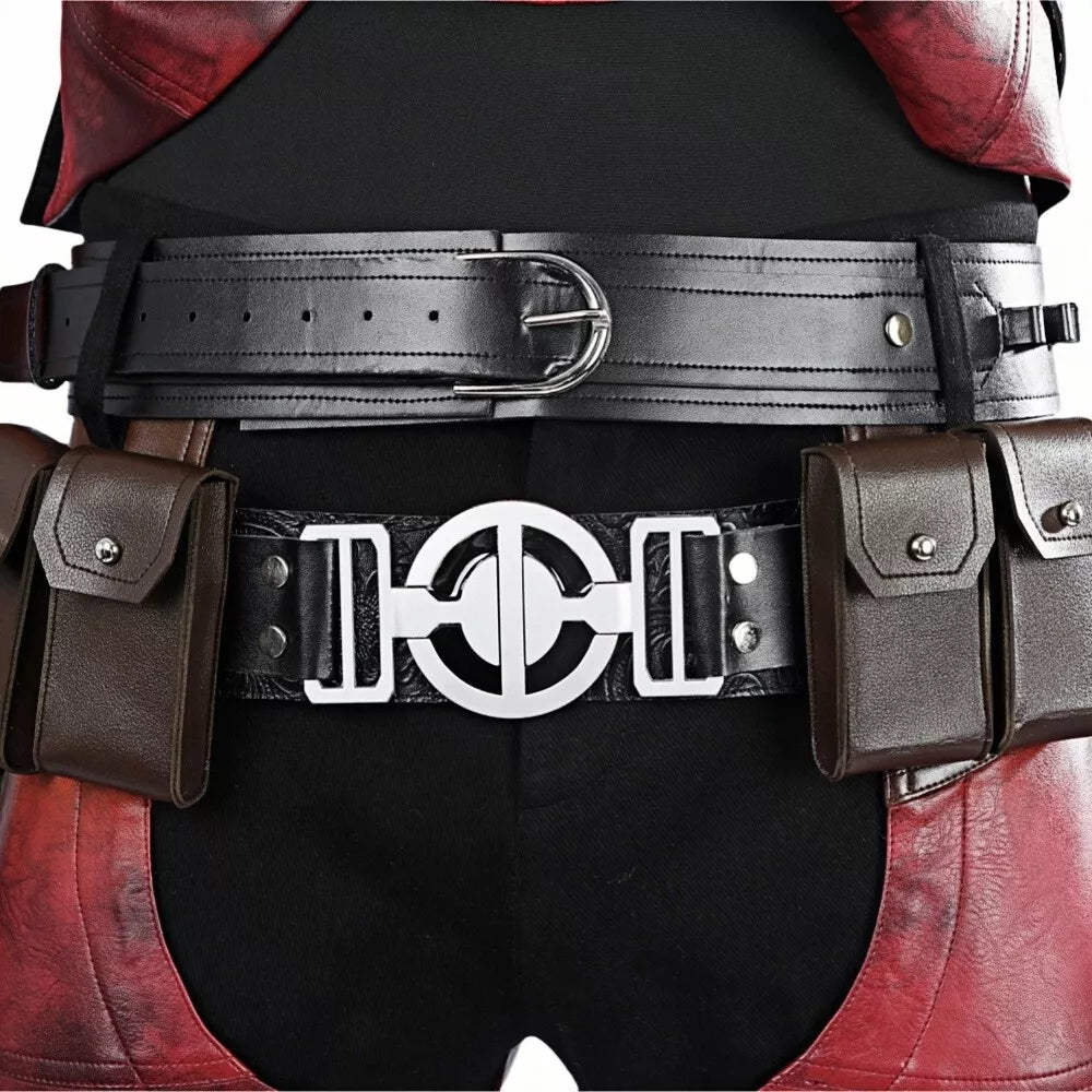 Xcoser Deadpool 3 Wade Wilson Cowboy Deadpool Costume