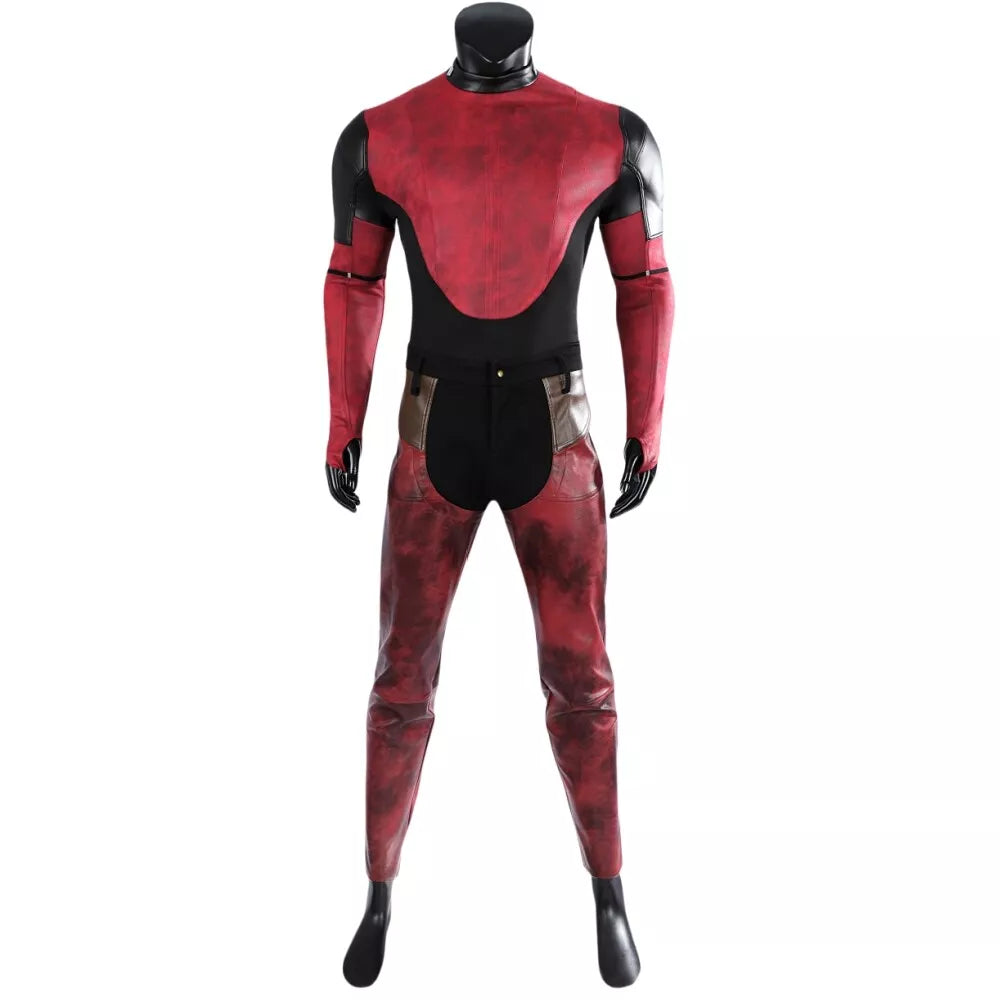Xcoser Deadpool 3 Wade Wilson Cowboy Deadpool Costume