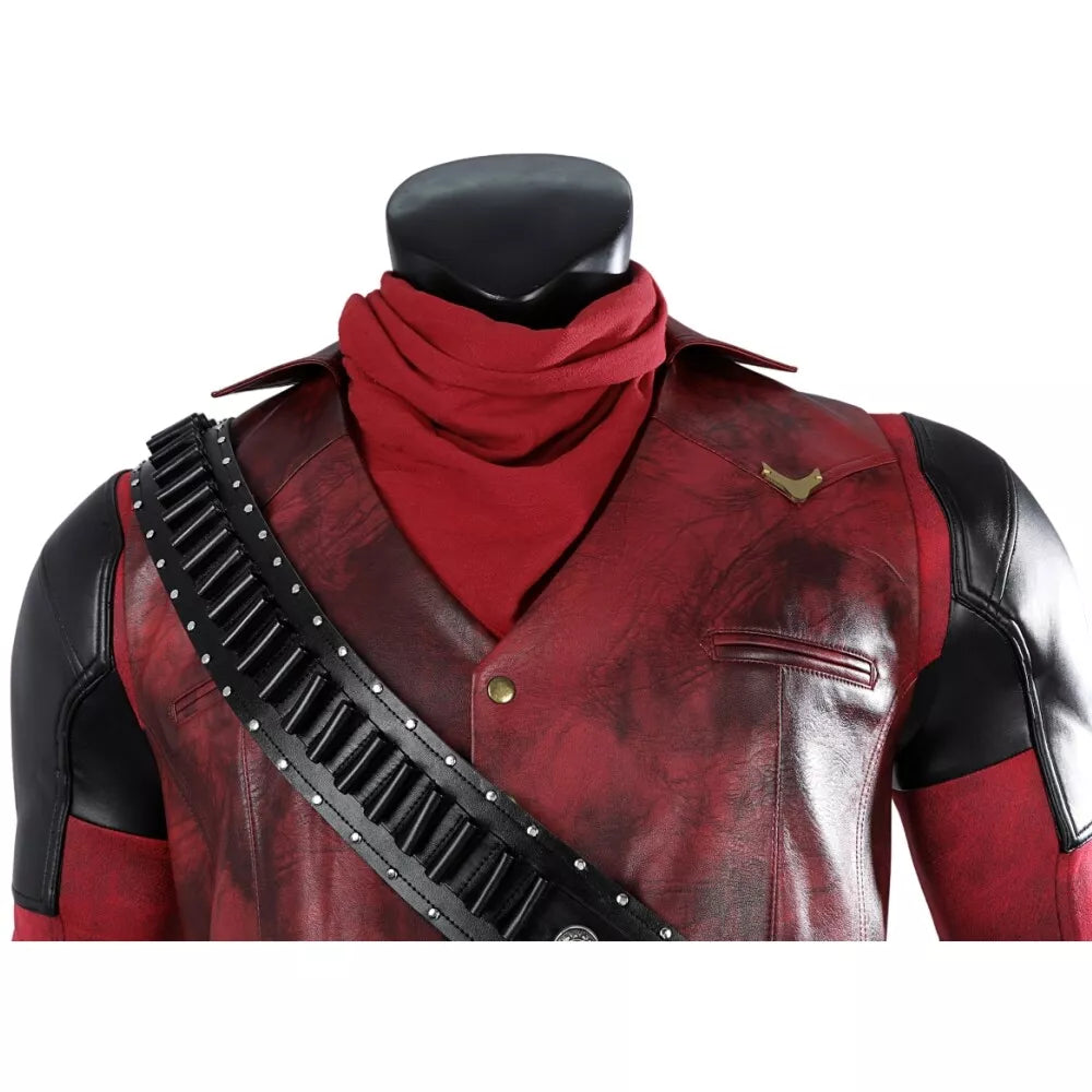 Xcoser Deadpool 3 Wade Wilson Cowboy Deadpool Costume