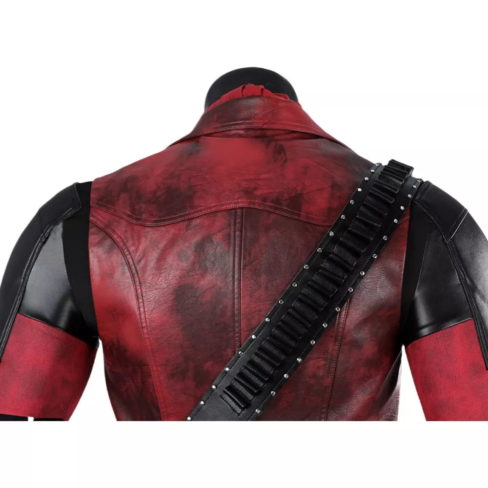 Xcoser Deadpool 3 Wade Wilson Cowboy Deadpool Costume