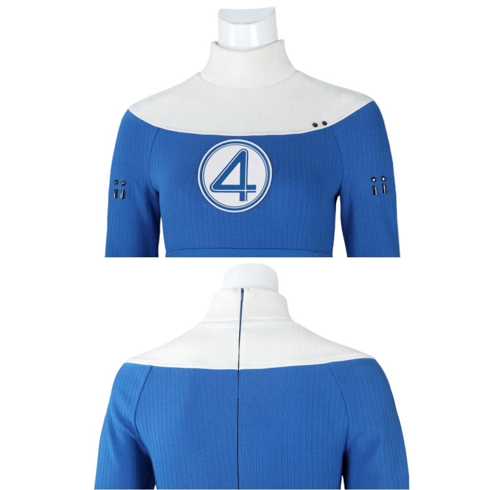 【New Arrival】Xcoser The Fantastic Four: First Steps Invisible Woman Susan Storm Bodysuit