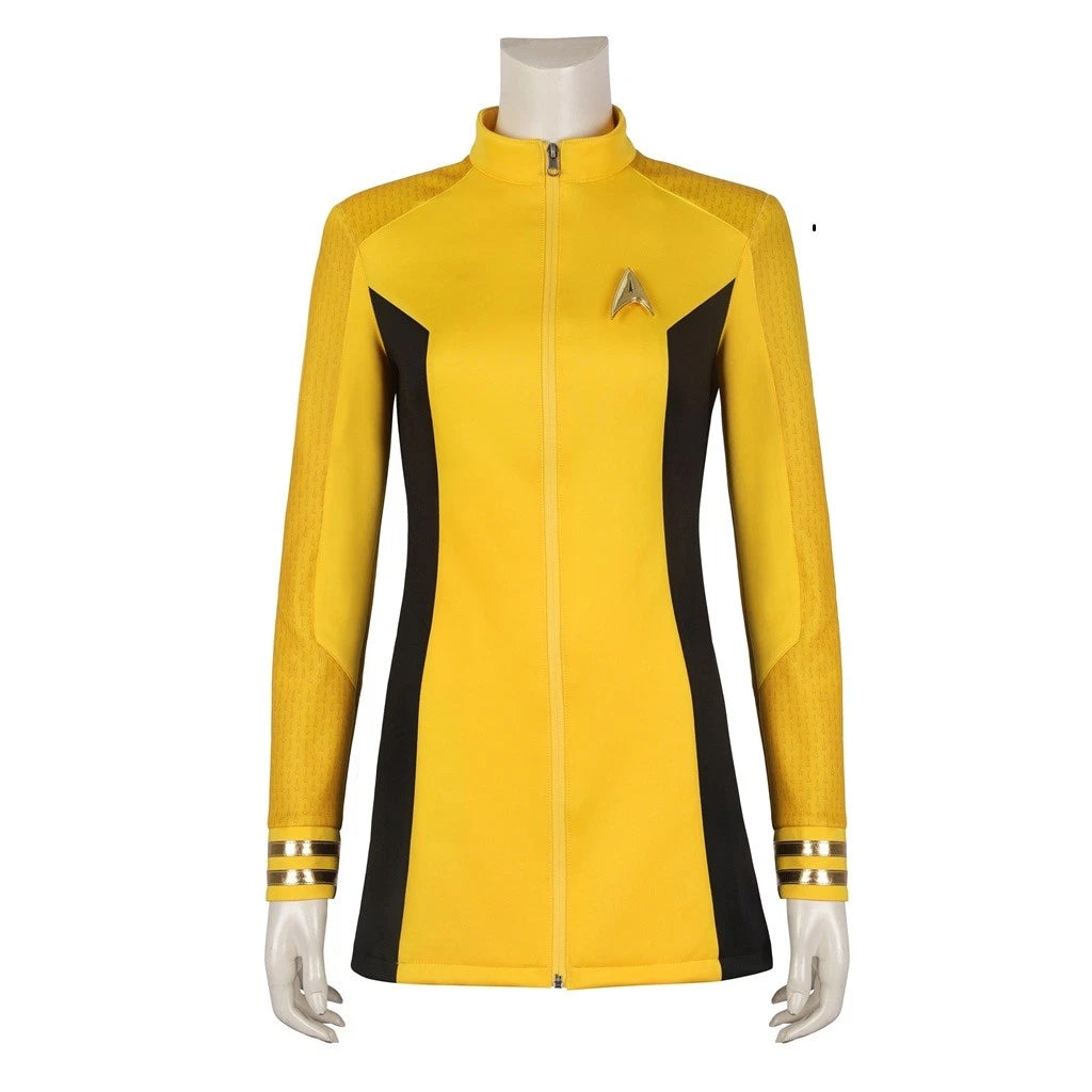 New Arrival | Xcoser Star Trek: Strange New Worlds Number One Cosplay Starfleet Uniform Badge