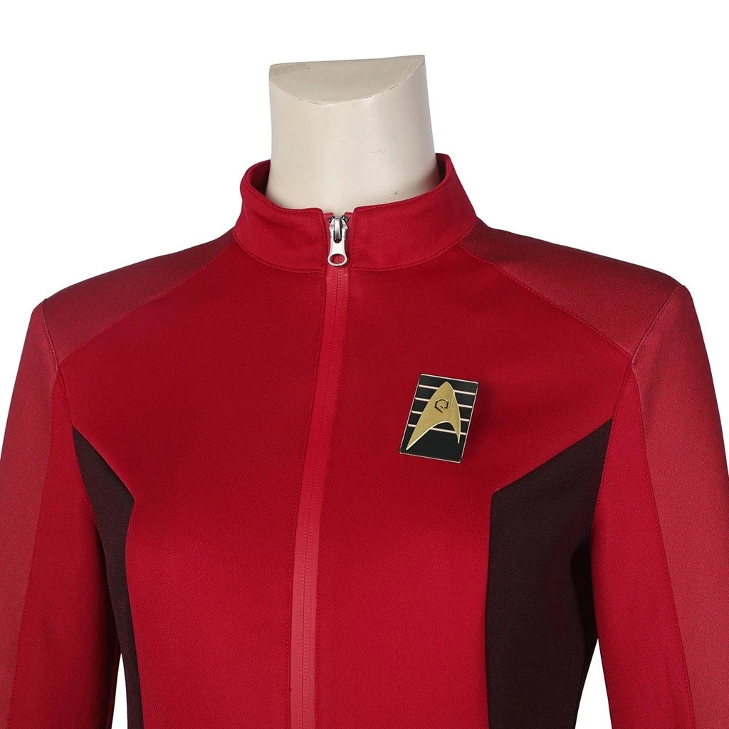 New Arrival | Xcoser Star Trek: Strange New Worlds Number One Cosplay Starfleet Uniform Badge