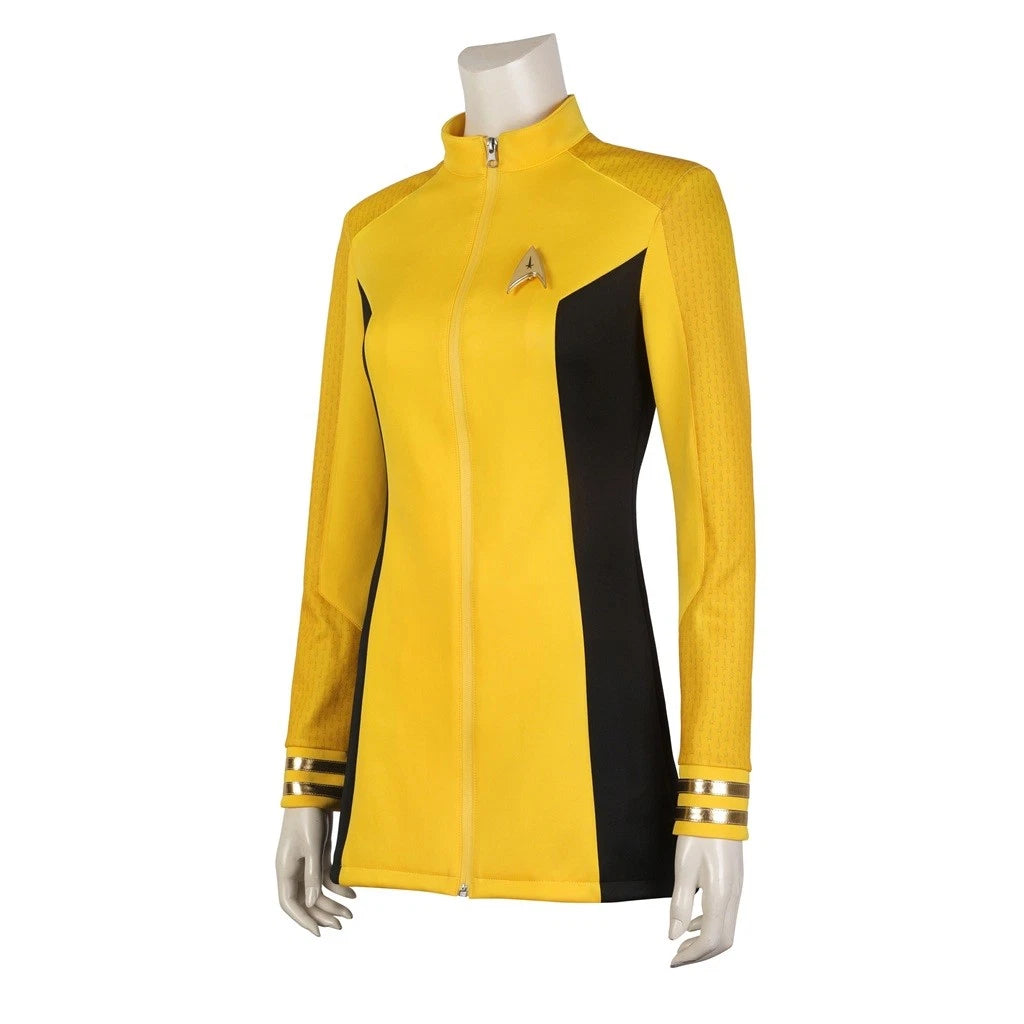 New Arrival | Xcoser Star Trek: Strange New Worlds Number One Cosplay Starfleet Uniform Badge