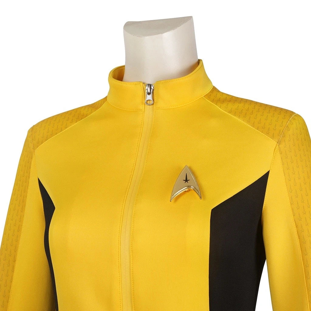New Arrival | Xcoser Star Trek: Strange New Worlds Number One Cosplay Starfleet Uniform Badge