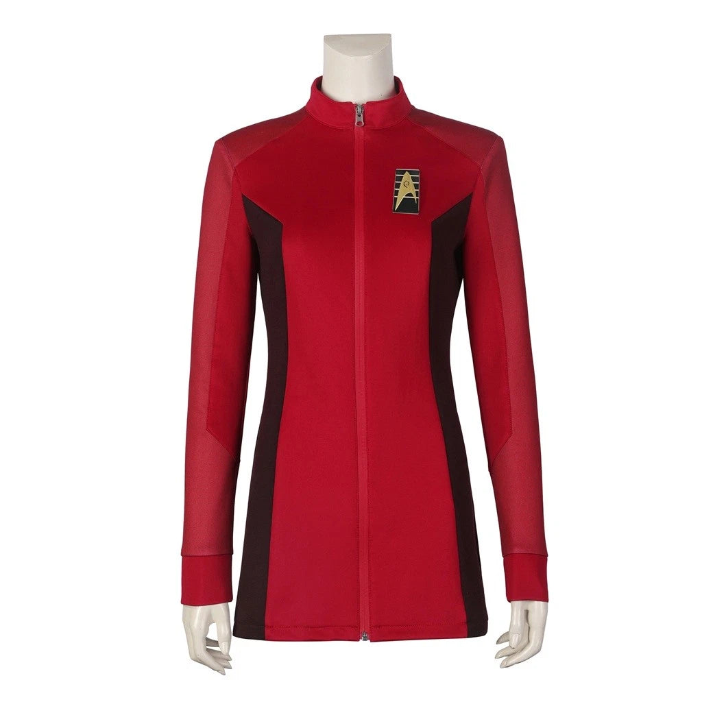 New Arrival | Xcoser Star Trek: Strange New Worlds Number One Cosplay Starfleet Uniform Badge