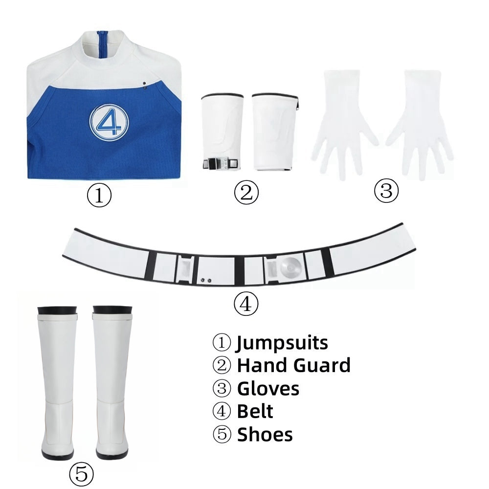 【New Arrival】Xcoser The Fantastic Four: First Steps Invisible Woman Susan Storm Bodysuit