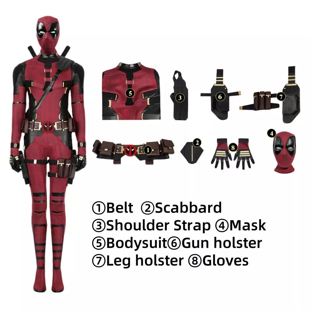 【New Arrival】Xcoser 2024 Deadpool 3 Lady Deadpool Cosplay Costume