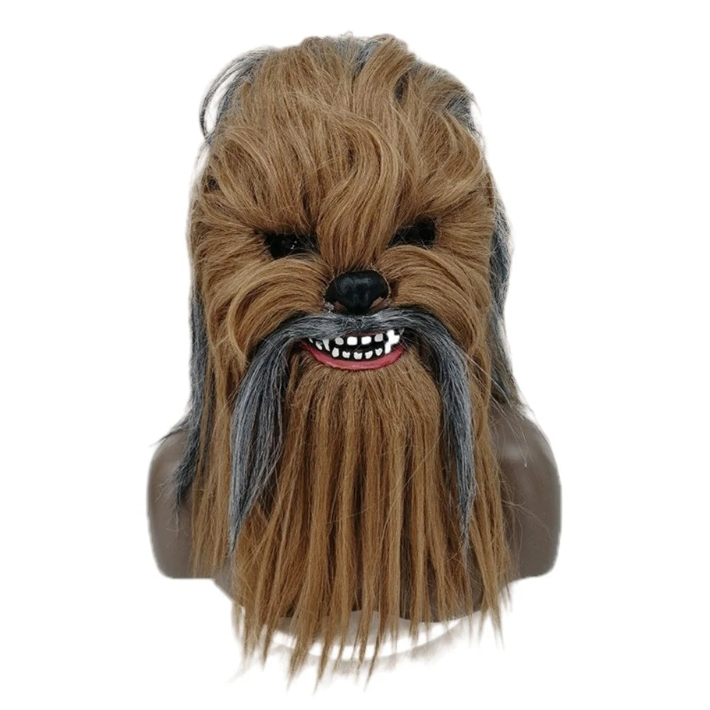 New Arrival | Star Wars Chewbacca Cosplay Masks & Gloves Latex Mouth Movable Halloween Props