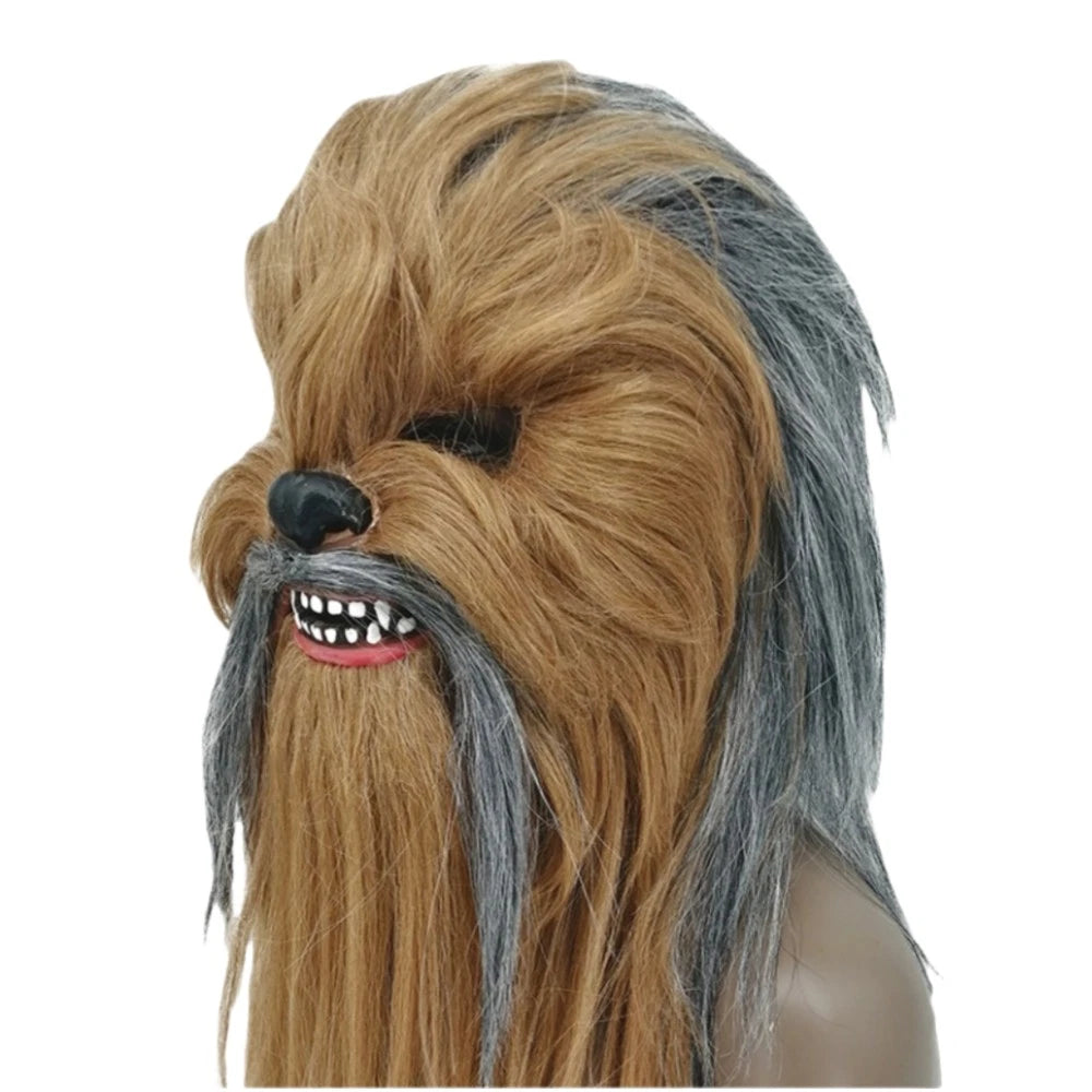 New Arrival | Star Wars Chewbacca Cosplay Masks & Gloves Latex Mouth Movable Halloween Props