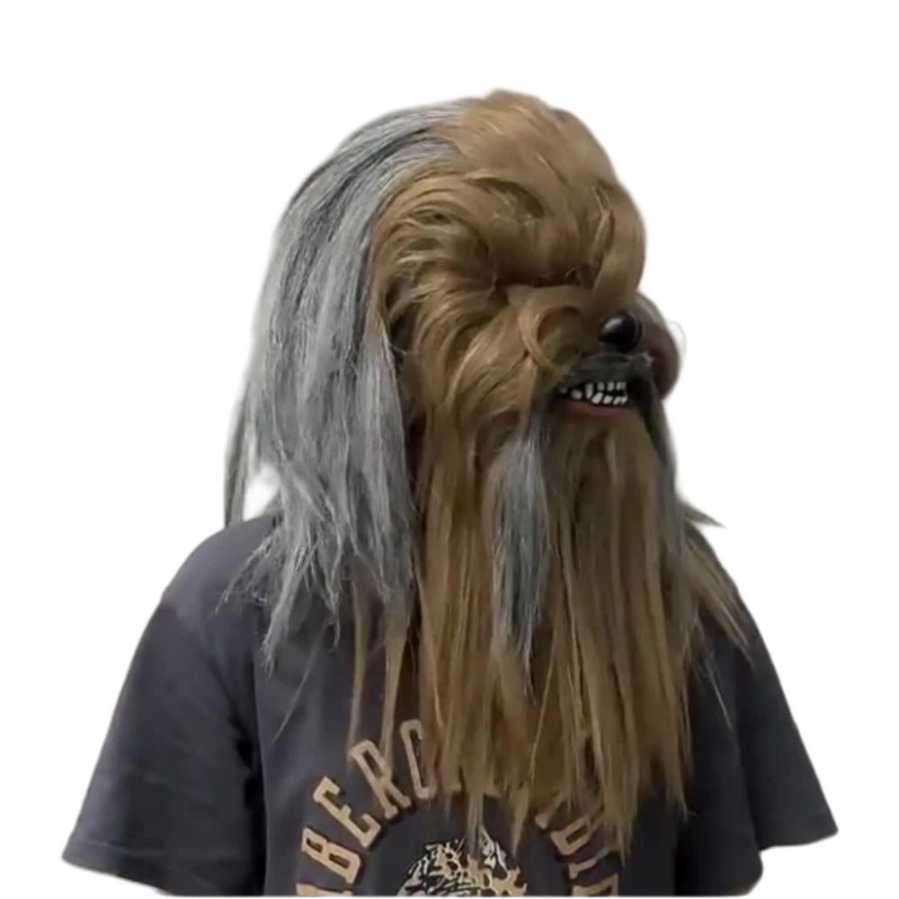 New Arrival | Star Wars Chewbacca Cosplay Masks & Gloves Latex Mouth Movable Halloween Props