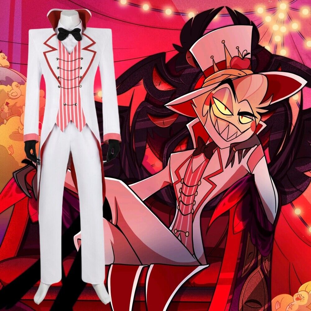 【New Arrival】Xcoser Hazbin Hotel Lucifer Morningstar Cosplay Costume