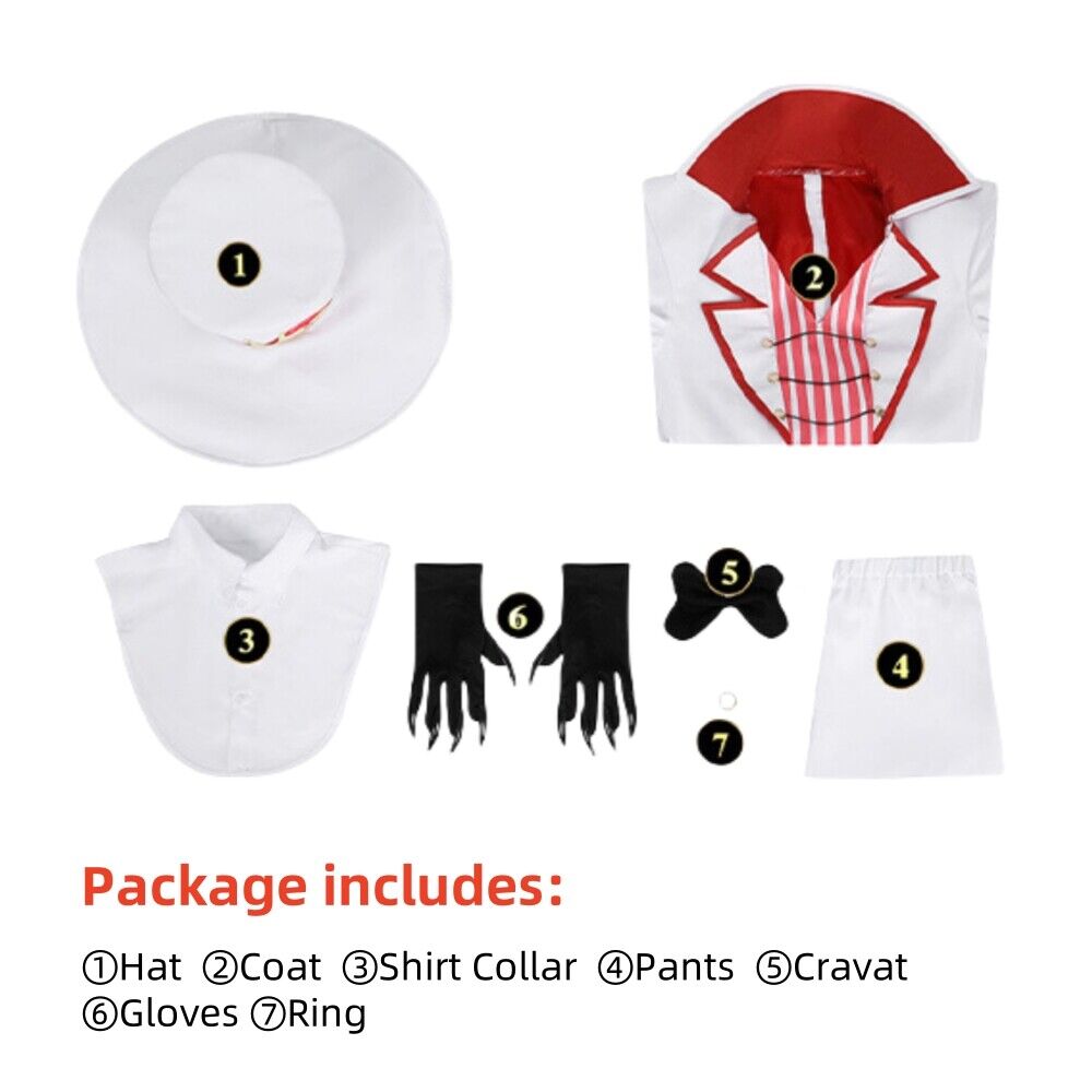 【New Arrival】Xcoser Hazbin Hotel Lucifer Morningstar Cosplay Costume