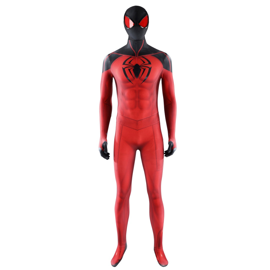 New Arrival | Scarlet Spider Bodysuit - Spider-Man Jumpsuit Replica - Adult Halloween