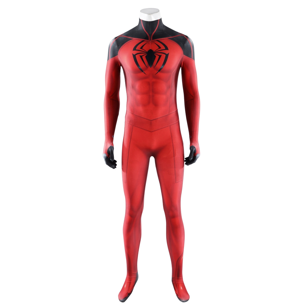 New Arrival | Scarlet Spider Bodysuit - Spider-Man Jumpsuit Replica - Adult Halloween