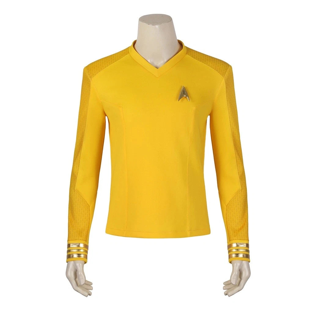 New Arrival | Xcoser Star Trek: Strange New Worlds Cosplay Starfleet Uniform & Badge Top Shirt