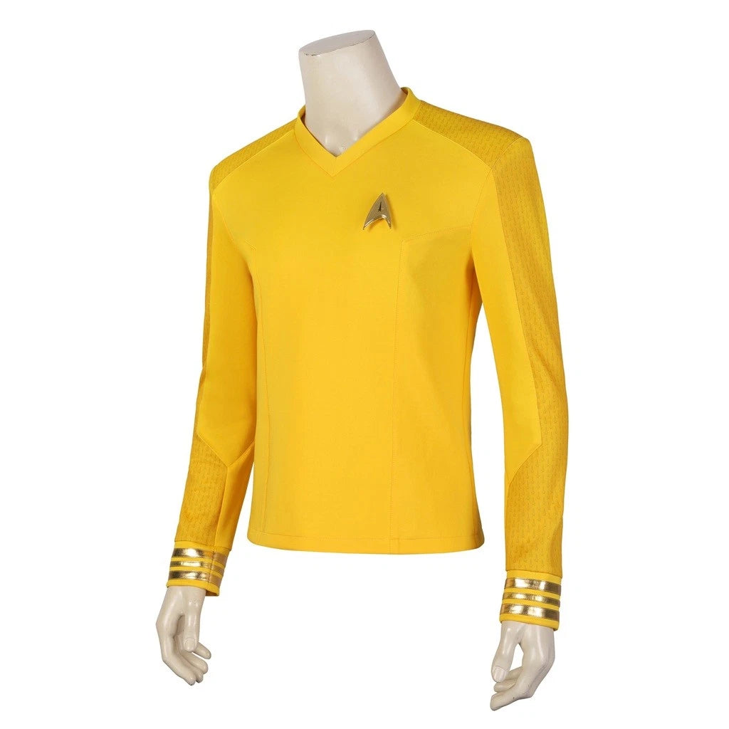 New Arrival | Xcoser Star Trek: Strange New Worlds Cosplay Starfleet Uniform & Badge Top Shirt