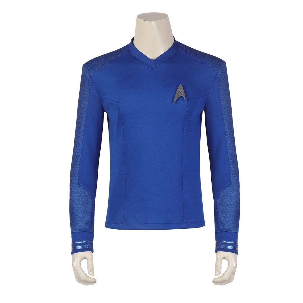 New Arrival | Xcoser Star Trek: Strange New Worlds Cosplay Starfleet Uniform & Badge Top Shirt