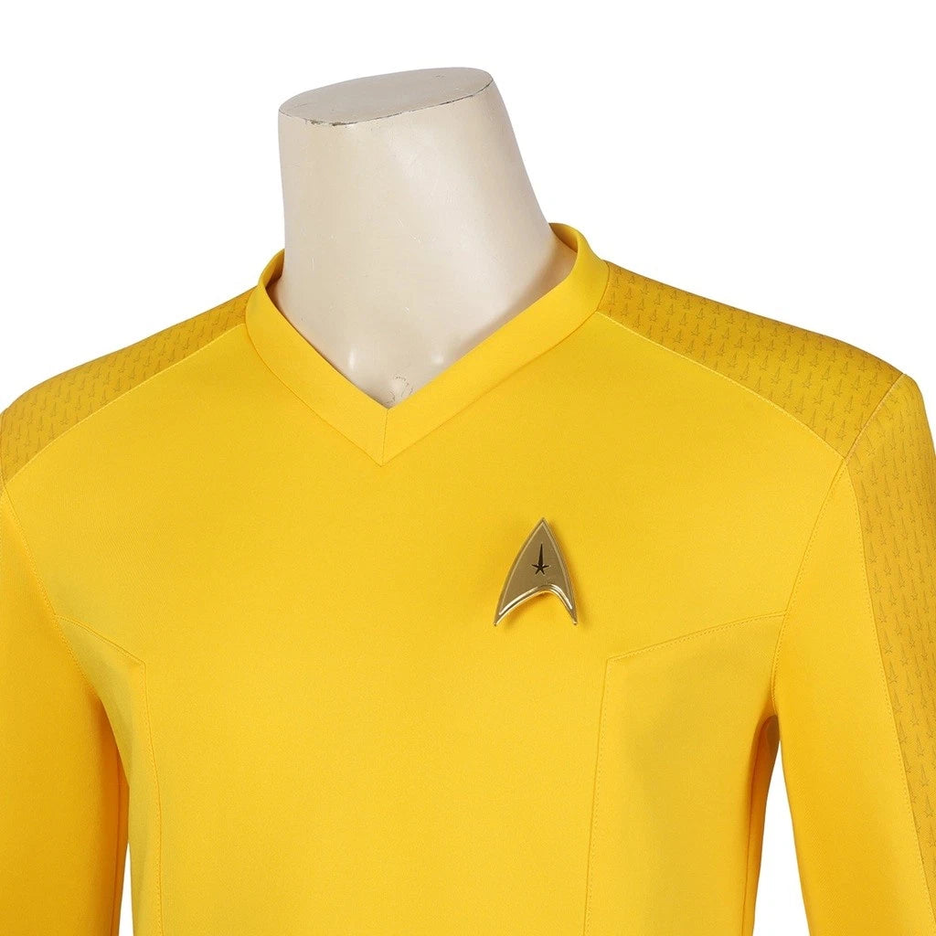 New Arrival | Xcoser Star Trek: Strange New Worlds Cosplay Starfleet Uniform & Badge Top Shirt