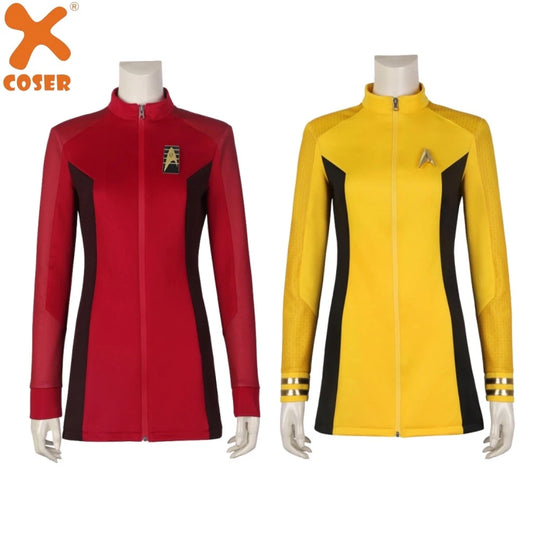 New Arrival | Xcoser Star Trek: Strange New Worlds Number One Cosplay Starfleet Uniform Badge
