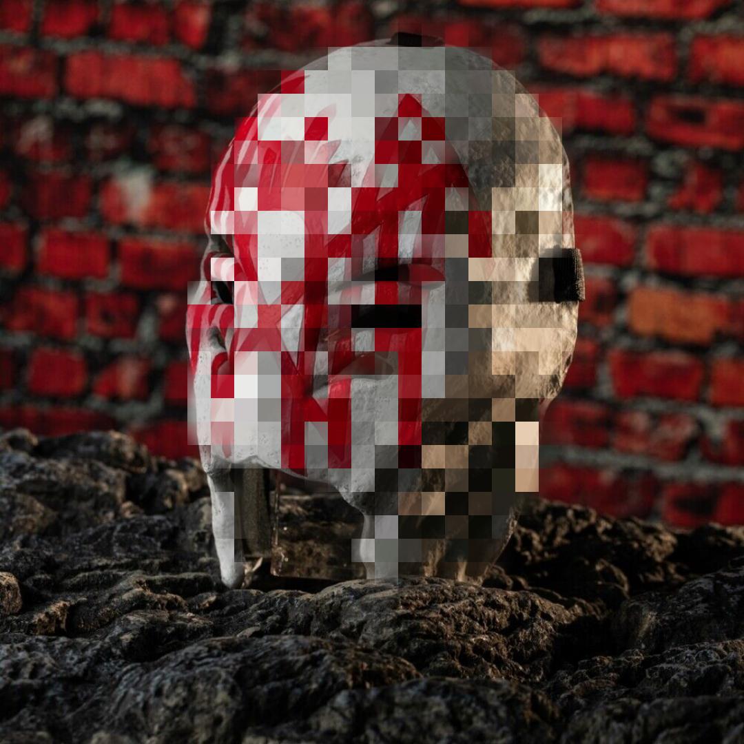 Xcoser Rock Band Sleep Mystery Box Mask Pauldron Costume